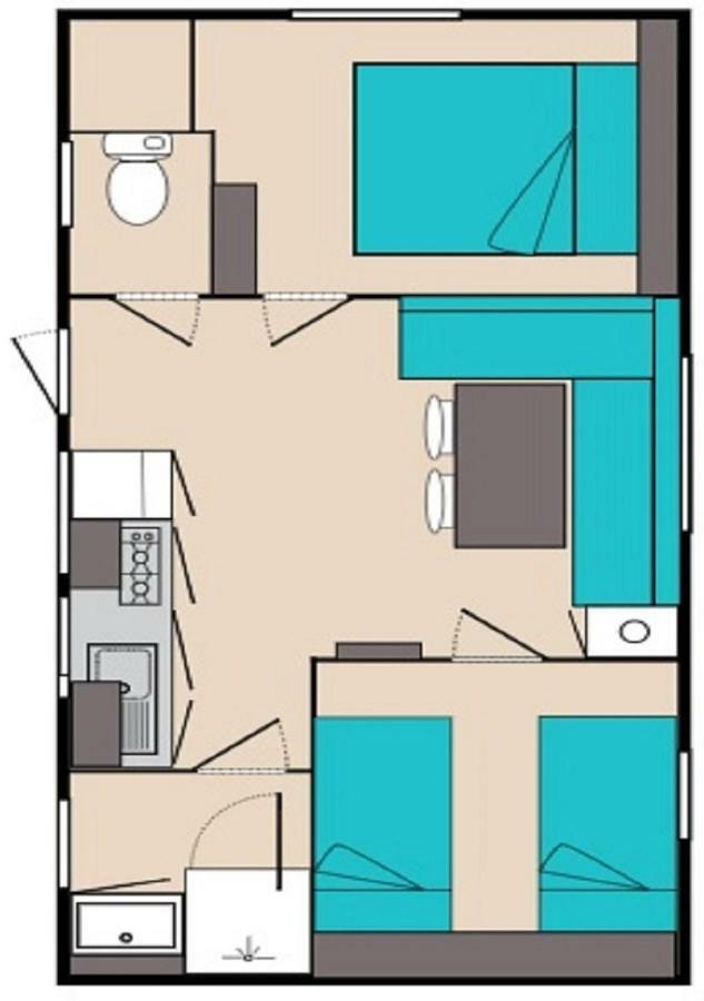 Mobil Home Alizarine Sigean Exterior foto